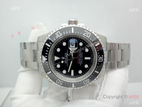 Upgraded Version Rolex SEA DWELLER 50th Anniversary Replica Watch Ss 43mm 1
