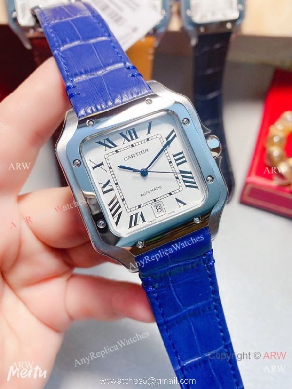 Top Replica Cartier Santos Men Watch Automatic Movement 1