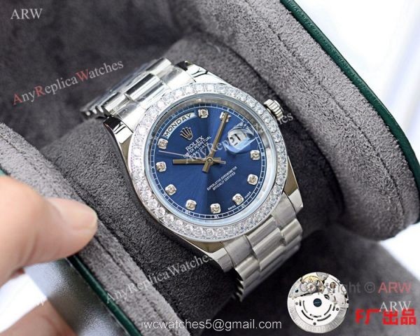NEW UPGRADED Rolex Day Date 2 Blue Diamond Dial President Watch 41mm 1
