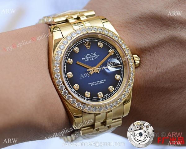 NEW UPGRADED Rolex Datejust 41mm Watches Gold Jubilee Diamond Bezel 1
