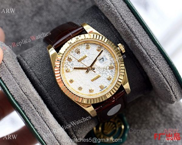 Upgraded Rolex Datejust II Copy Watches Rolex Computer Face Blue Leather Strap 41mm 1