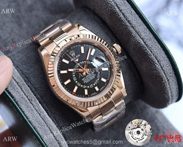 NEW UPGRADED Rolex Sky-Dweller 326939w Rose Gold Men Watches 41mm 1