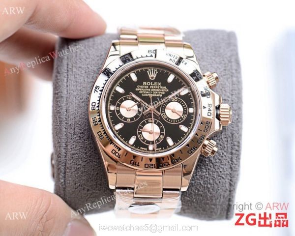 Rose Gold Rolex Daytona Automatic Replica Watch 40mm 1