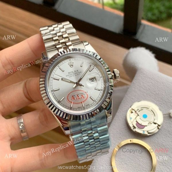 Upgraded Copy Rolex Datejust II 41mm Watch Silver Dial Jubilee Band 1