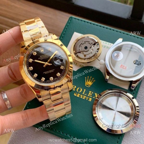 Upgraded Rolex Datejust II All Gold Oyster Watch 40mm AAA Replica 1