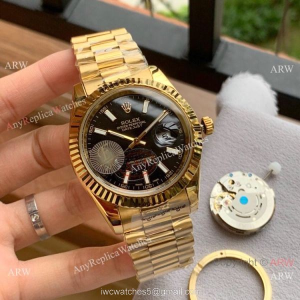 Upgraded Rolex Datejust II All White Dial Gold Presidential Watch 40mm 1