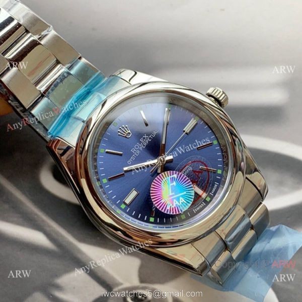 Copy Rolex Oyster Perpetual 41mm Watches Silver Dial Stainless Steel 1