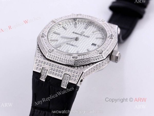 Best Audemars Piguet Replica Watches Audemars Piguet Royal Oak Diamond Automatic Watch 1