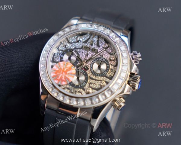 JH Factory Rolex Tiger Eye Rolex Daytona 116588 TBR Diamond Watch Replica 1
