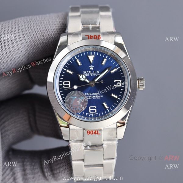 Swiss Quality Replica Rolex Explorer Stainless Steel 41mm Watch Citizen 8215 1