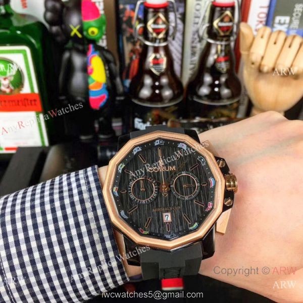 Replica Admirals Cup AC-One Corum Watch Rose Gold Chronograph 1