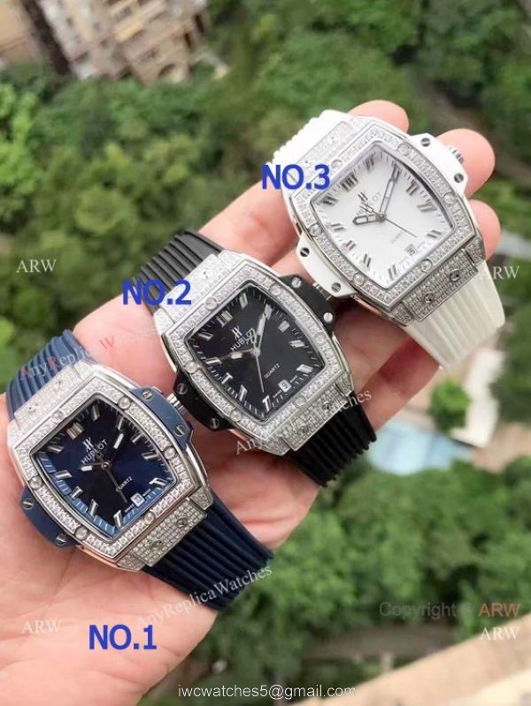 Copy Hublot Spirit of Big Bang Womens Watches Stainless Steel Diamond Case 1