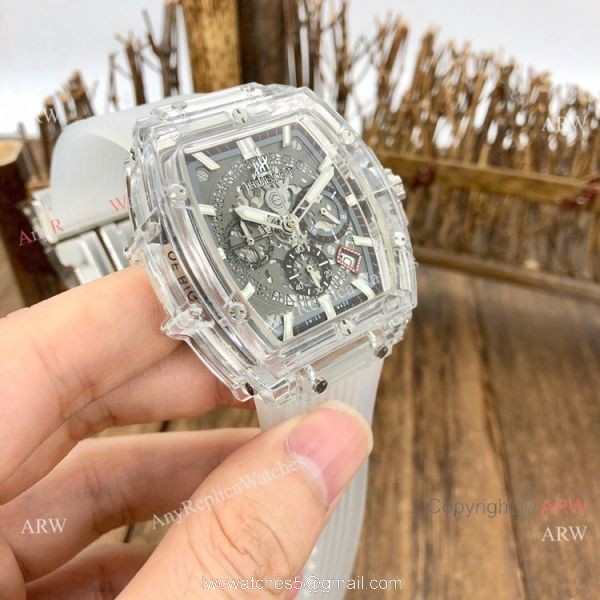 New Copy Hublot Spirit of Big Bang Transparent Watch Japan Grade Hublot Clear Watch 1