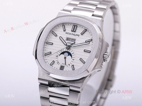 V9 Factory New Patek Philippe Nautilus Stainless Steel Swiss 324S Best Replica Watches 1