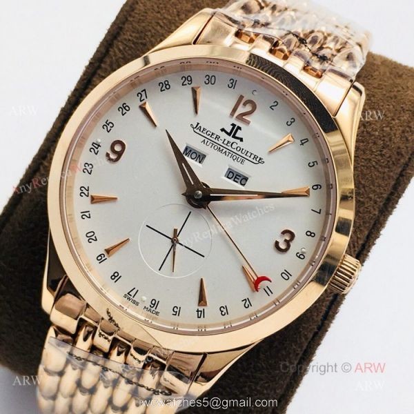 (JLF) New Jaeger-Lecoultre Master Ultra Thin Rose Gold Replica Watch For Men 1