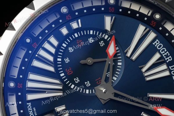 Best Replica Roger Dubuis Excalibur DBEX0542 Blue Dial Mens Watch 1