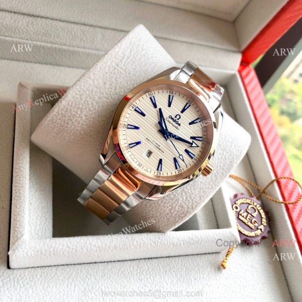 Omega Seamaster Aqua Terra 150 m 41mm Watches Two Tone Rose Gold 1