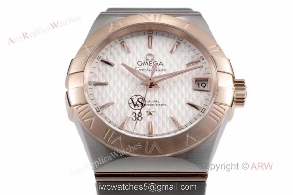 New Omega Constellation Rose Gold Mens Watches Best Replica VSF Omega 1