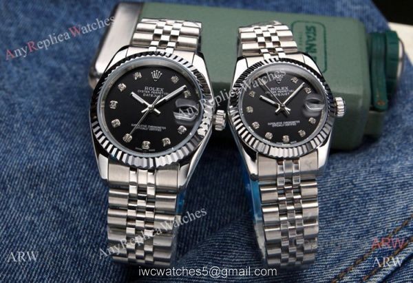 Clone Rolex Datejust Red Dial Stainless Steel Jubilee Watches 1