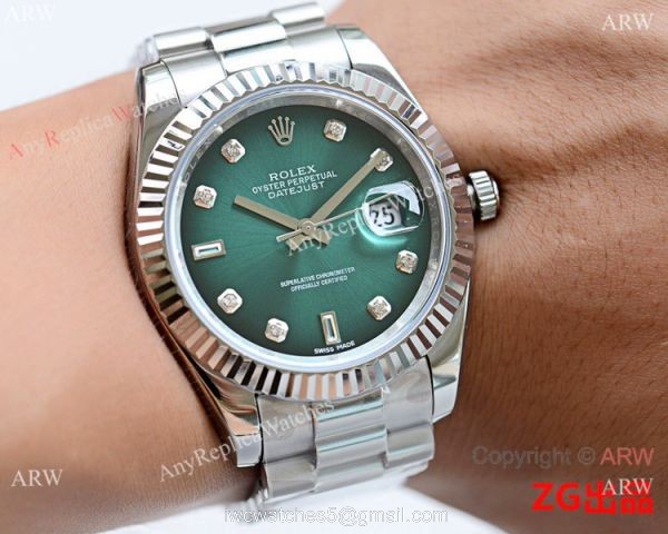 Fake Presidential Rolex Oyster Perpetual Datejust 2 Watch SS Black Dial 1