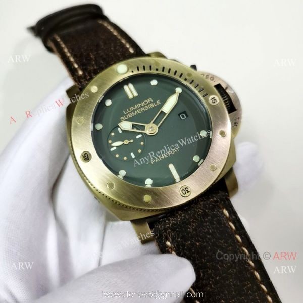 Copy Panerai Luminor Submersible Bronzo Case Watch PAM00382 1