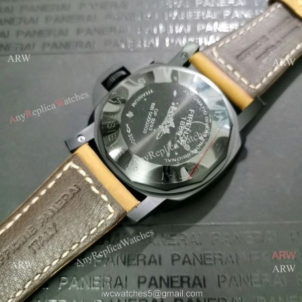 Knockoff Panerai Luminor Submersible Black Case Watch PAM508 1