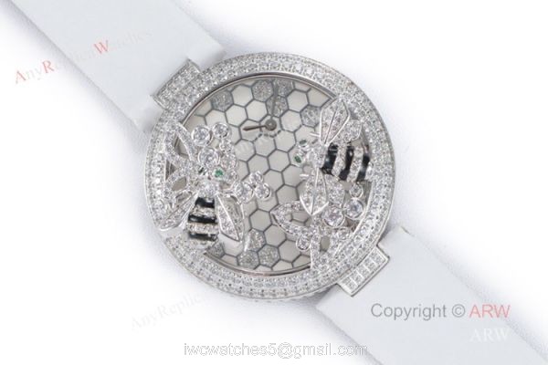 Swiss Replica Cartier Le Cirque Animalier De Cartier With Bees Decor Diamond Watch 1