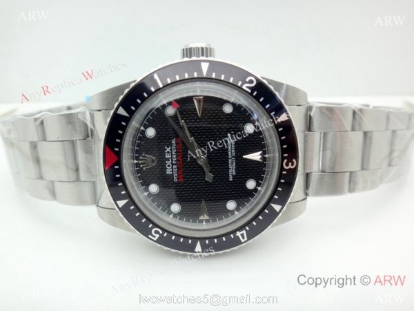 Vintage Replica Rolex Milgauss Stainless Steel Black Face Watch 1