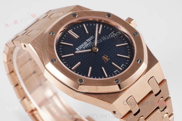 New Audemars Piguet Royal Oak Rose Gold 15202 Swiss Knockoff Watch 39mm 1