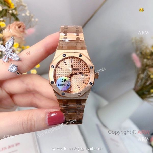 Best Copy Audemars Piguet Royal Oak Two Tone Watch 33mm Women 1