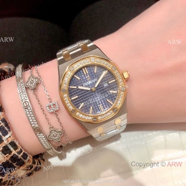 Copy Audemars Piguet Royal Oak Lady 33mm Watches Two Tone 1