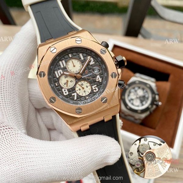 Best Copy Audemars Piguet Royal Oak offshore 42mm Watches Rubber Band 1