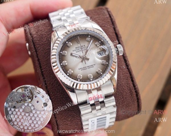 Swiss Quality Rolex Datejust Watches Stainless Steel Red Dial 1