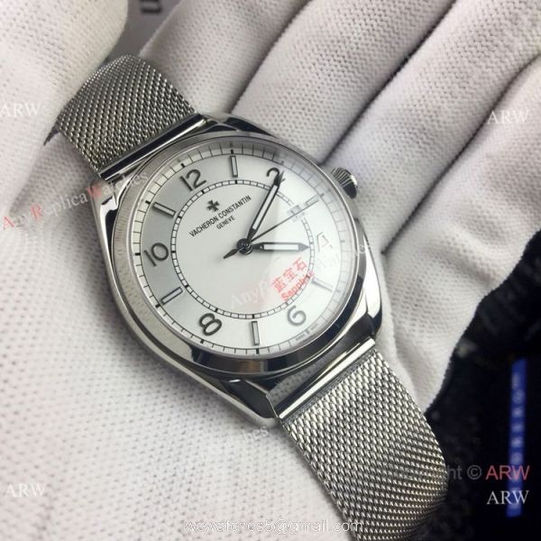 Vacheron Constantin Copy Watch Rose Gold Mesh Bracelet 1