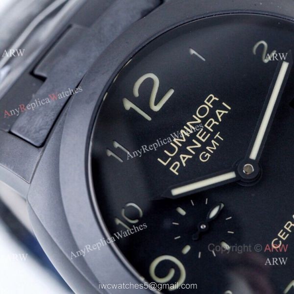 (VS) Swiss Replica Luminor 1950 44 GMT Ceramica Panerai Bracelet PAM438 1
