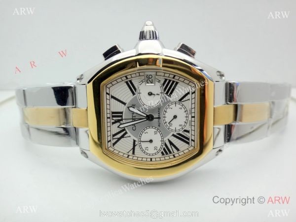 Best Replica Cartier Roadster Mens Chronograph Watch 1