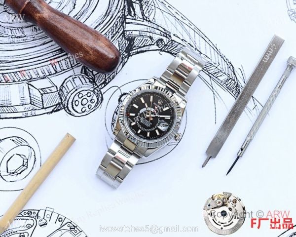 NEW UPGRADED Rolex Sky-Dweller 41mm Watches SS Blue Face 1