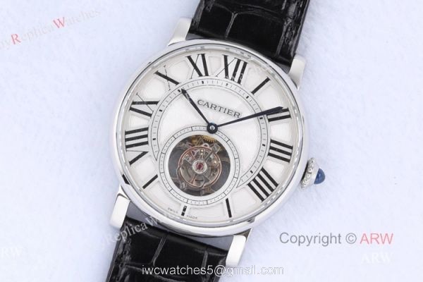 Best Version New Rotonde De Tourbillon Cartier Watch Copy For Men 40mm 1