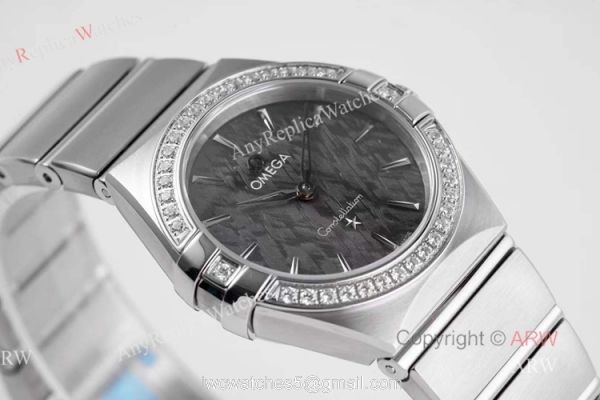 New Omega Constellation 2020 Omega Constellation Quartz Swiss Made Diamond Bezel Replica Watches 1