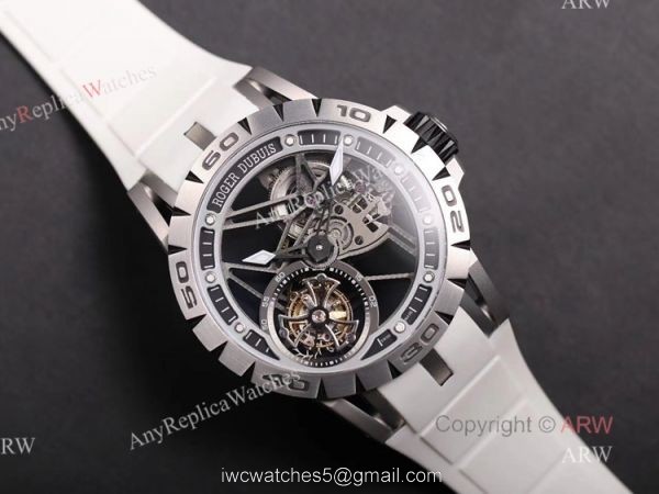 Swiss Copy Roger Dubuis Excalibur Spider Single Flying Tourbillon Watch 45mm 1
