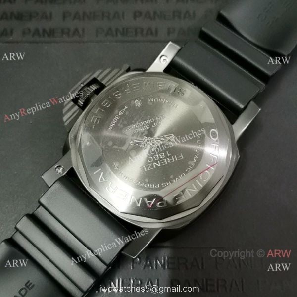 New Style Panerai Submersible Rubber Strap Carbotech PAM01616 47mm Watch 1