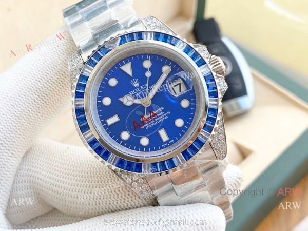 Best Copy Rolex Submariner Date 116659SABR Blue Diamond Watch 1
