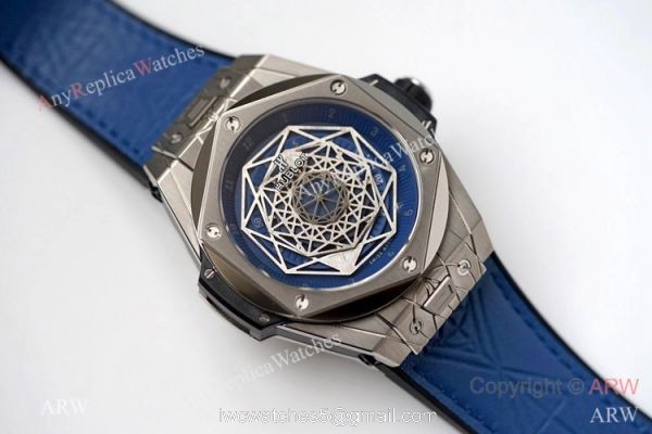 NEW! Swiss Grade Hublot Big Bang Sang Bleu Titanium Blue Watch HUB1213 1