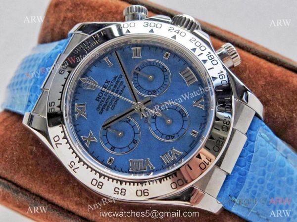 NEW! TW Replica Rolex Cosmograph Daytona Watch Blue Mother of Pearl Dial Watch 1