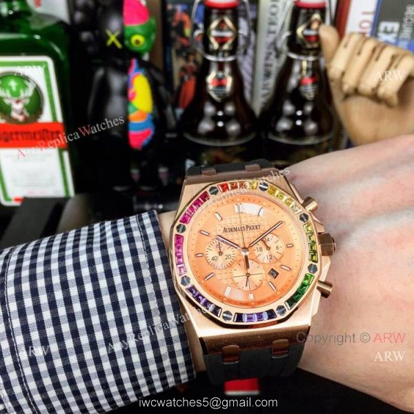 Best Copy Audemars Piguet Royal Oak Offshore 42mm Watches Rose Gold Dial 1