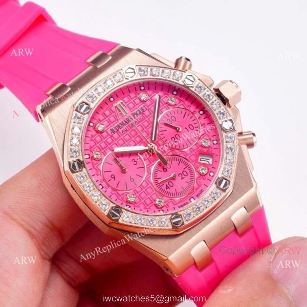 Audemars Piguet Royal Oak Offshore Watches Rose Gold Diamond 1