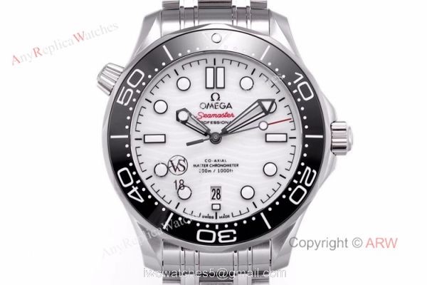 VS Factory Omega Seamaster 300 White Dial New 2020 Swiss Replica Watches For Men 1