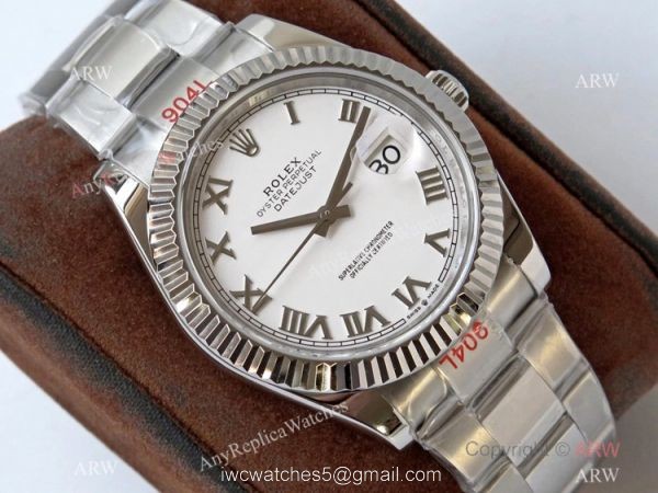 VR Factory Rolex Datejust II Watch Replica Stainless Steel White Roman Dial 1