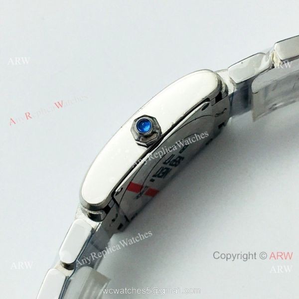 Super Clone Cartier Tank 2301 CC708177 Watch Cream Dial Lady Size 1