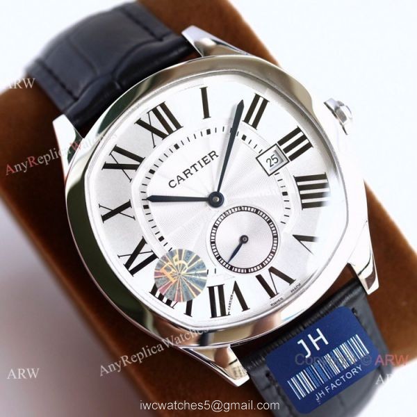 JH Factory AAA Replica Cartier Drive De Watches Blue Dial 40mm 1